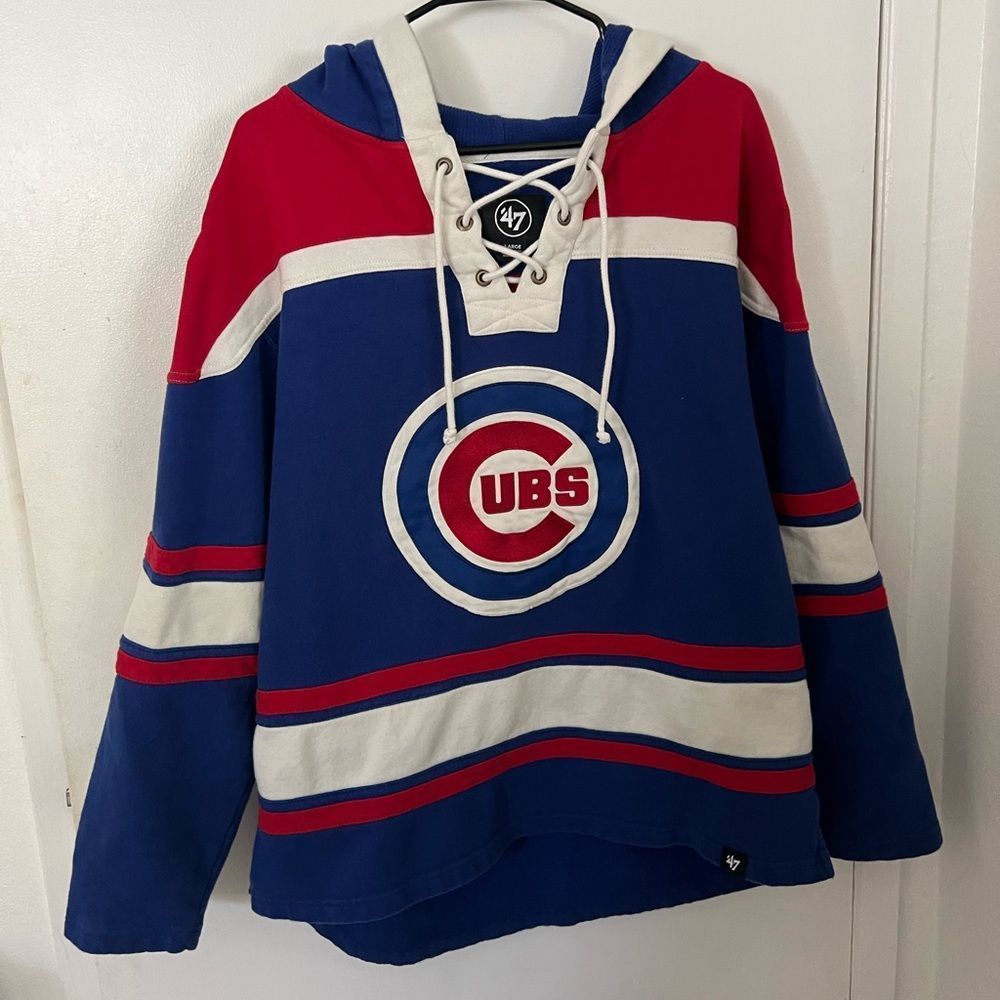 CHICAGO CUBS LACER HOODED SWEATSHIRT